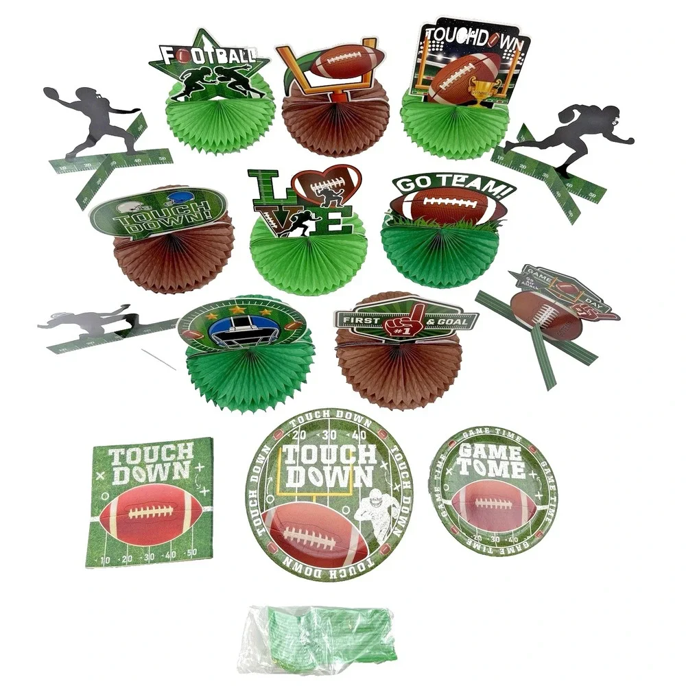 Football Party Decorations and Tableware